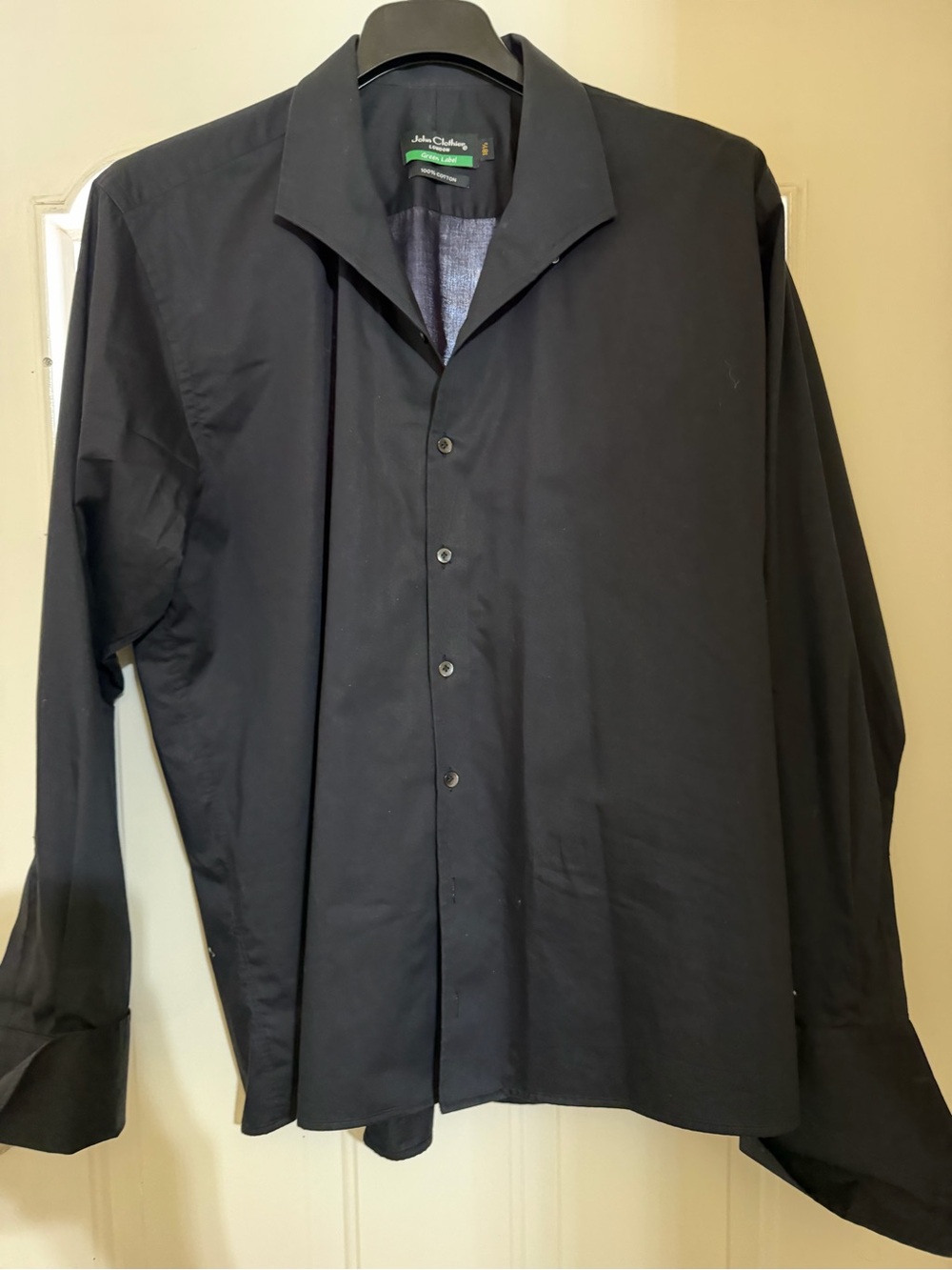 johnnie-O Men's Black Long-Sleeve Button-Up Shirt